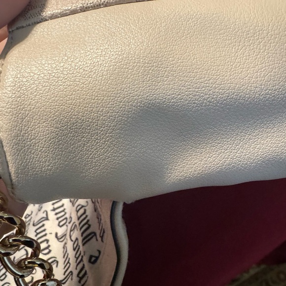 Juicy Couture Brighter Than A Diamond Classic Cream Monogram Shoulder Bag EUC - Picture 13 of 16